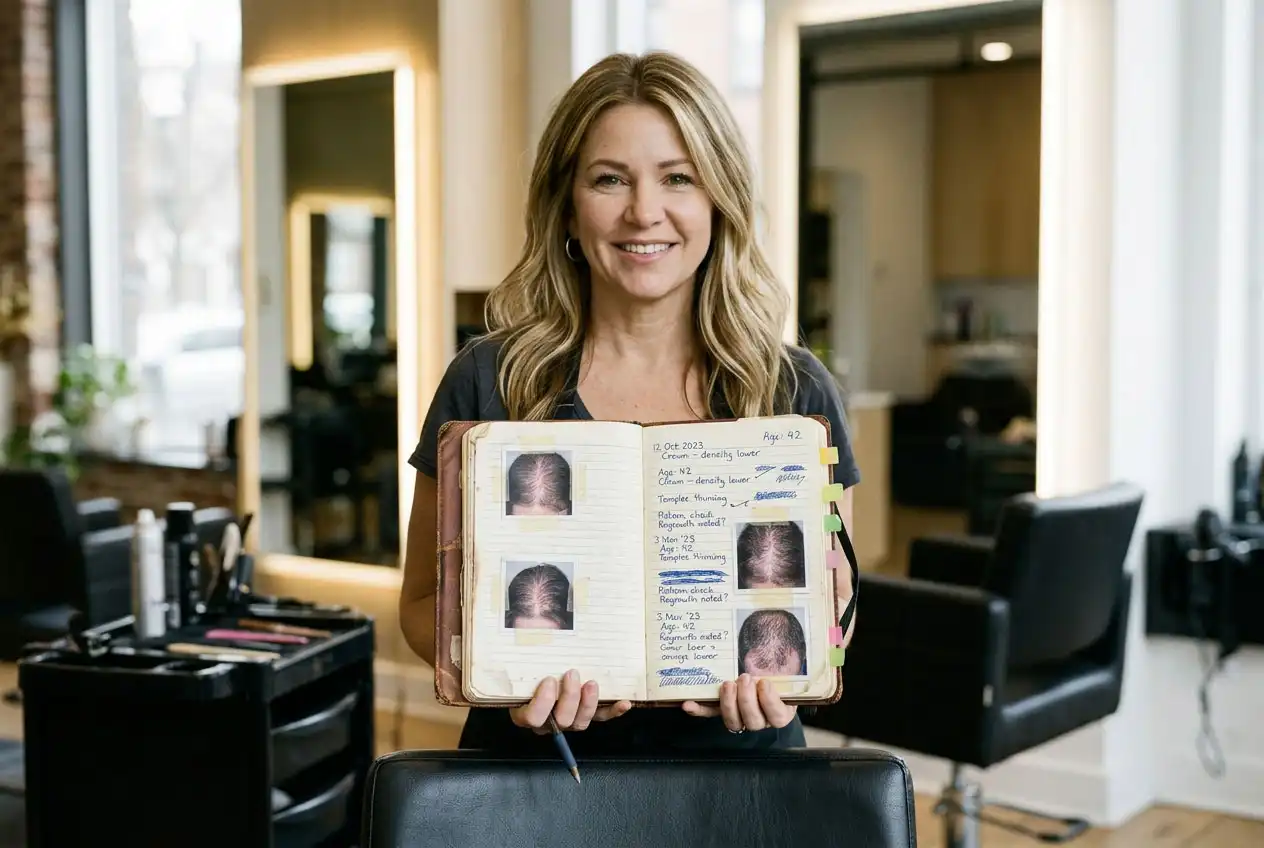 HaloGrow founders in the salon